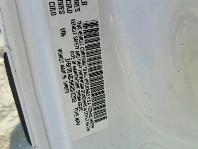 ZFBERFAB3H6D52289 - 2017 RAM PROMASTER 白色 照片 10