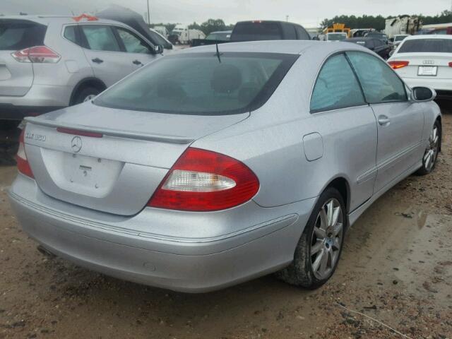 WDBTJ56J36F172518 - 2006 MERCEDES-BENZ CLK 350 SILVER photo 4