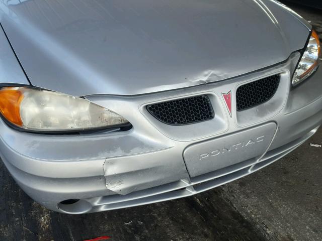 1G2NF52E34M560446 - 2004 PONTIAC GRAND AM S 银色 照片 9