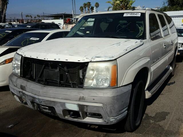 3GYFK66N46G101227 - 2006 CADILLAC ESCALADE E WHITE photo 2