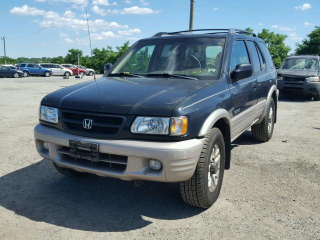 4S6CK58W914405400 - 2001 HONDA PASSPORT E BLACK photo 2