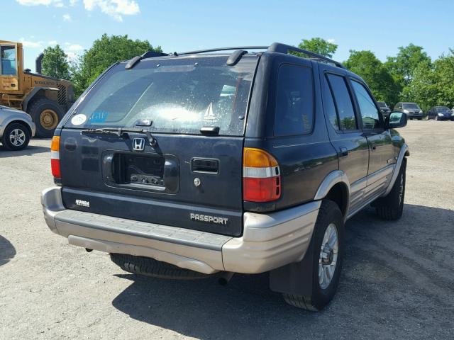 4S6CK58W914405400 - 2001 HONDA PASSPORT E BLACK photo 4