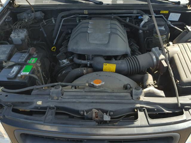 4S6CK58W914405400 - 2001 HONDA PASSPORT E BLACK photo 7