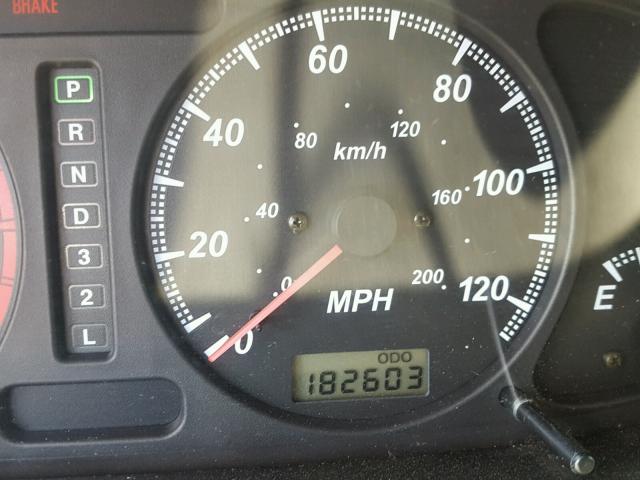 4S6CK58W914405400 - 2001 HONDA PASSPORT E BLACK photo 8