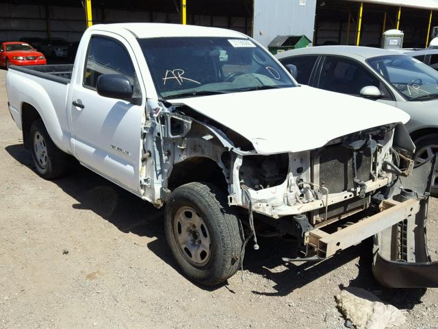 5TENX22N05Z128929 - 2005 TOYOTA TACOMA WHITE photo 1