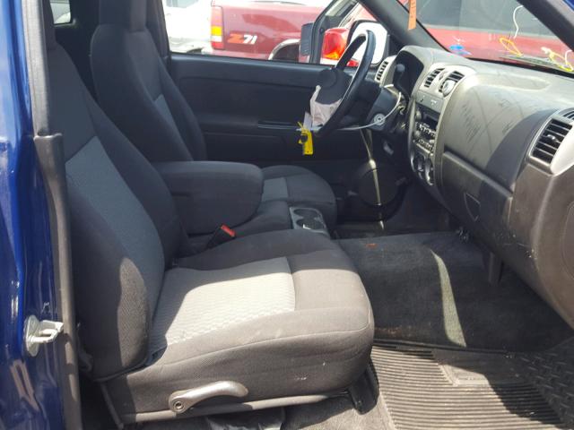1GCCSCD97A8146058 - 2010 CHEVROLET COLORADO L BLUE photo 5