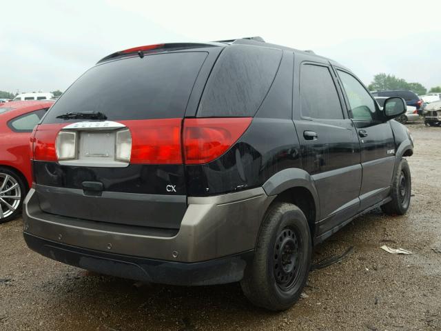 3G5DA03EX3S556438 - 2003 BUICK RENDEZVOUS BLACK photo 4