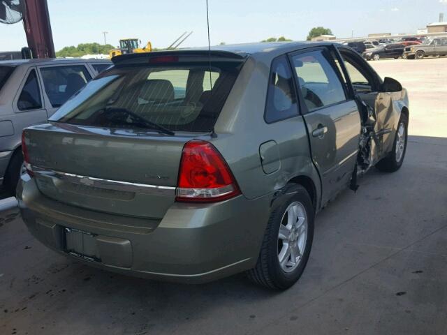 1G1ZT64865F156459 - 2005 CHEVROLET MALIBU MAX 绿色 照片 4