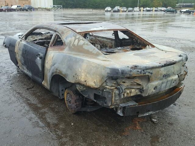 2G1FH1EJ0F9183904 - 2015 CHEVROLET CAMARO BURN photo 3