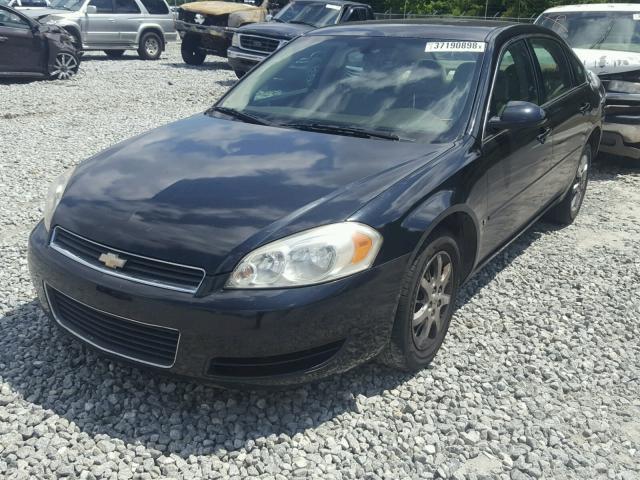 2G1WS551069343255 - 2006 CHEVROLET IMPALA POL BLACK photo 2