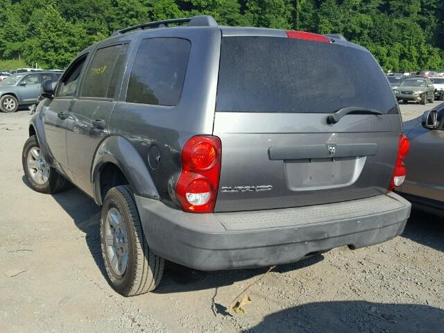 1D8HB38N88F139530 - 2008 DODGE DURANGO SX GRAY photo 3