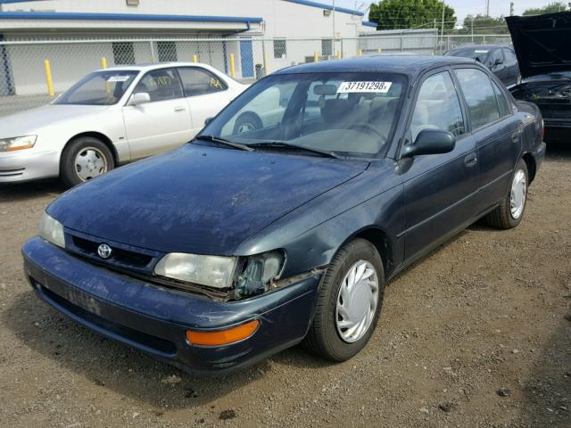 1NXBB02E0TZ407689 - 1996 TOYOTA COROLLA DX GREEN photo 2