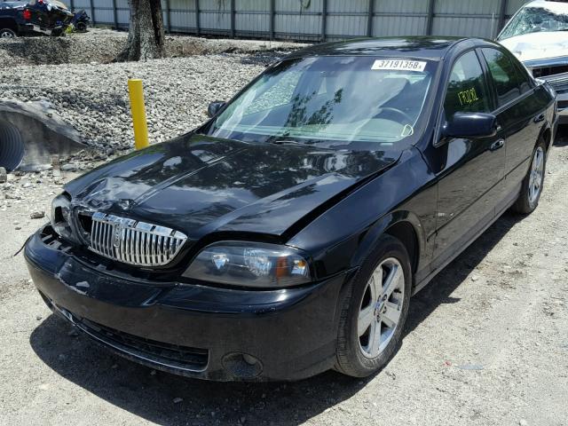 1LNHM87A26Y637708 - 2006 LINCOLN LS BLACK photo 2
