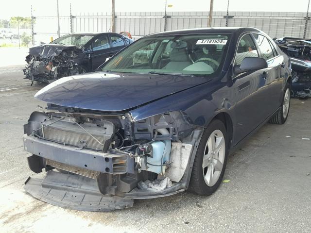 1G1ZB5E19BF140685 - 2011 CHEVROLET MALIBU LS BLUE photo 2