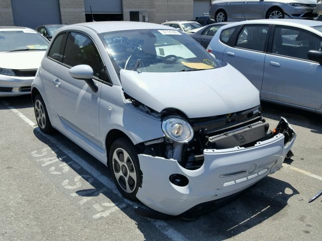 3C3CFFGE5HT544545 - 2017 FIAT 500 ELECTR GRAY photo 1