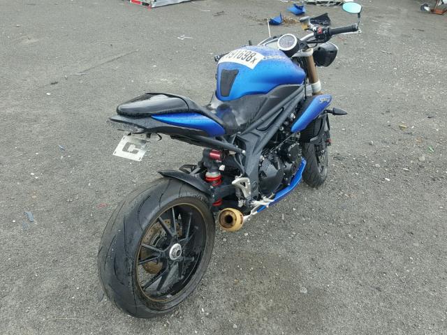 SMTN01PK6ET619065 - 2014 TRIUMPH MOTORCYCLE SPEED TRIP BLUE photo 4