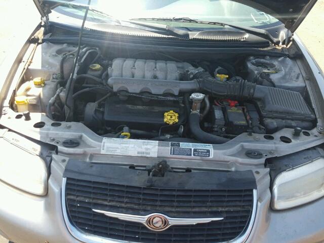 3C3EL45H0XT552179 - 1999 CHRYSLER SEBRING JX GRAY photo 7