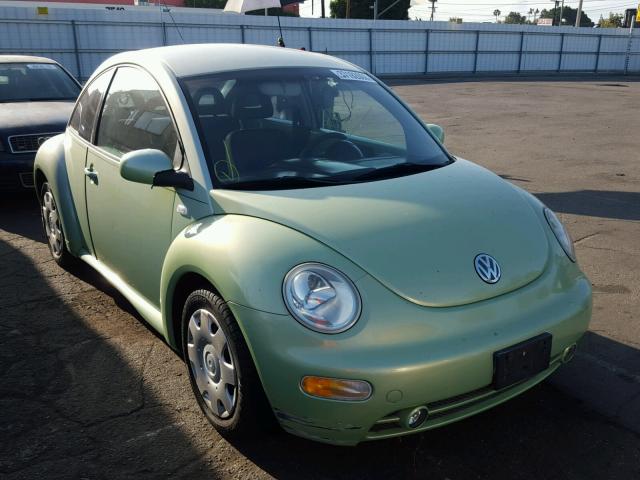 3VWCK21C91M442945 - 2001 VOLKSWAGEN NEW BEETLE 绿色 照片 1