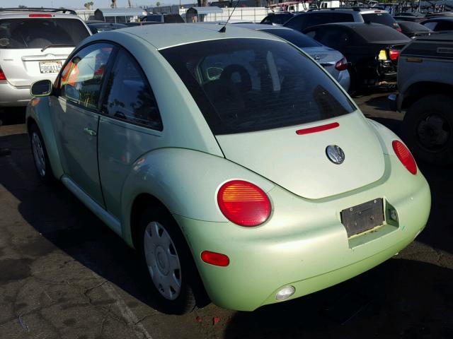 3VWCK21C91M442945 - 2001 VOLKSWAGEN NEW BEETLE 绿色 照片 3