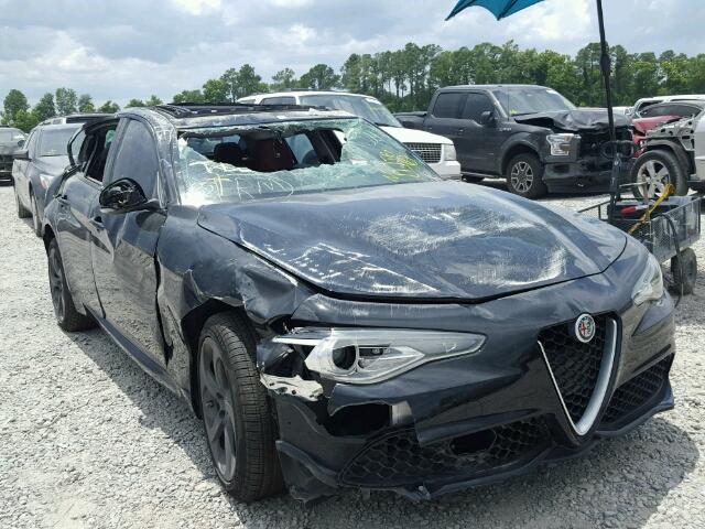 ZARFAEDN2H7543577 - 2017 ALFA ROMEO GIULIA Q4 ნაცრისფერი ფოტო 1