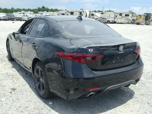 ZARFAEDN2H7543577 - 2017 ALFA ROMEO GIULIA Q4 ნაცრისფერი ფოტო 3