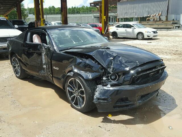 1ZVBP8CF0D5283914 - 2013 FORD MUSTANG GT BLACK photo 1