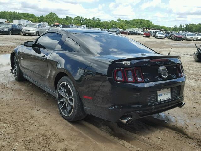 1ZVBP8CF0D5283914 - 2013 FORD MUSTANG GT BLACK photo 3