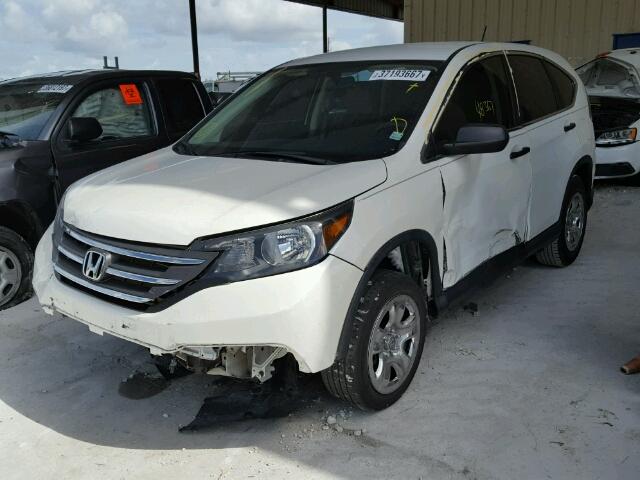 5J6RM3H36EL015680 - 2014 HONDA CR-V WHITE photo 2