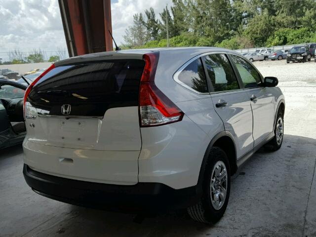 5J6RM3H36EL015680 - 2014 HONDA CR-V WHITE photo 4