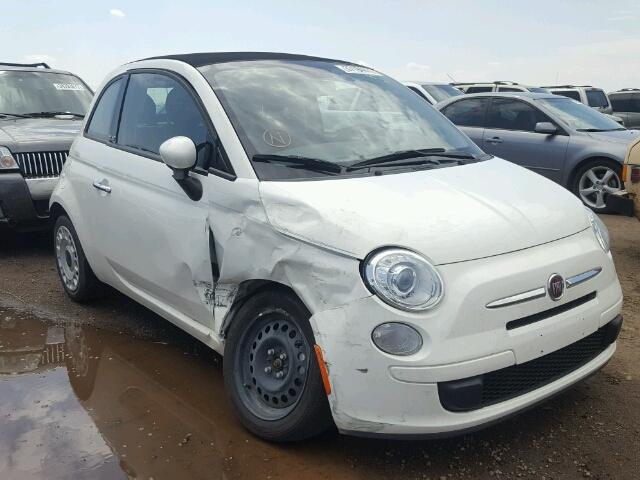 3C3CFFDR9CT120950 - 2012 FIAT 500 POP WHITE photo 1