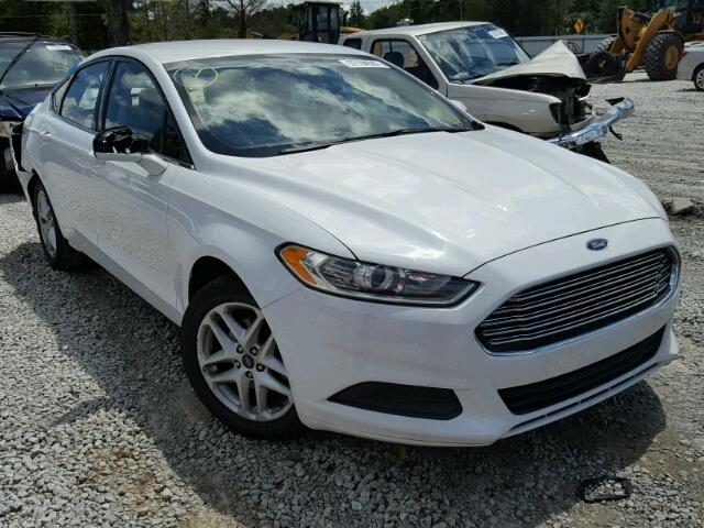 3FA6P0H73ER213223 - 2014 FORD FUSION SE WHITE photo 1