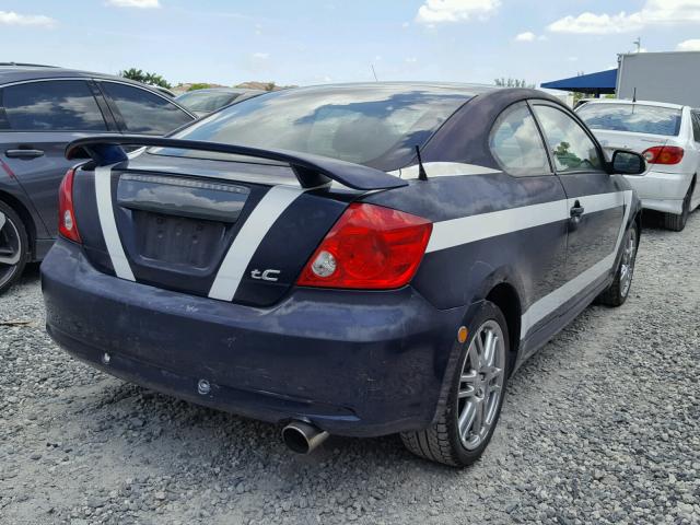 JTKDE167350053000 - 2005 TOYOTA SCION TC 蓝色 照片 4