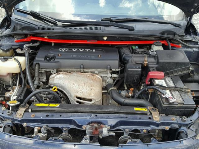 JTKDE167350053000 - 2005 TOYOTA SCION TC BLUE photo 7