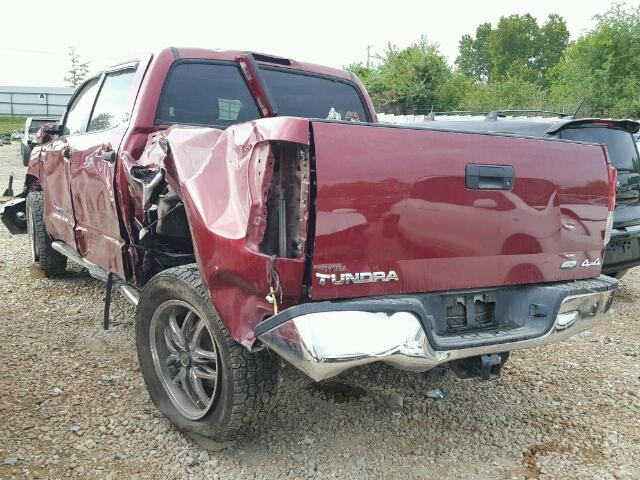 5TFDW5F17AX149513 - 2010 TOYOTA TUNDRA CRE MAROON photo 3