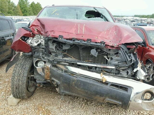 5TFDW5F17AX149513 - 2010 TOYOTA TUNDRA CRE MAROON photo 7