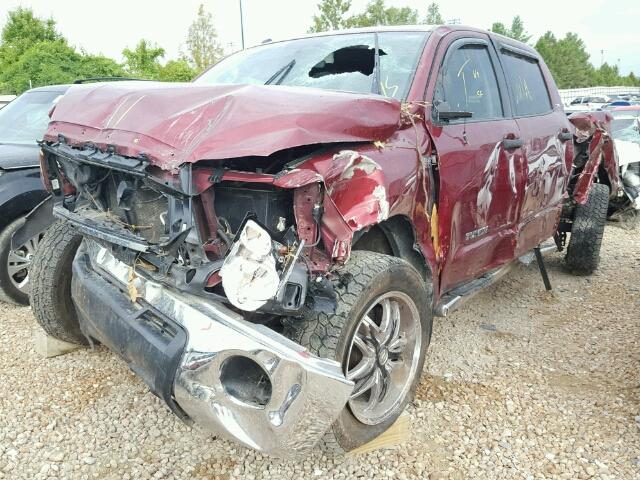 5TFDW5F17AX149513 - 2010 TOYOTA TUNDRA CRE MAROON photo 9