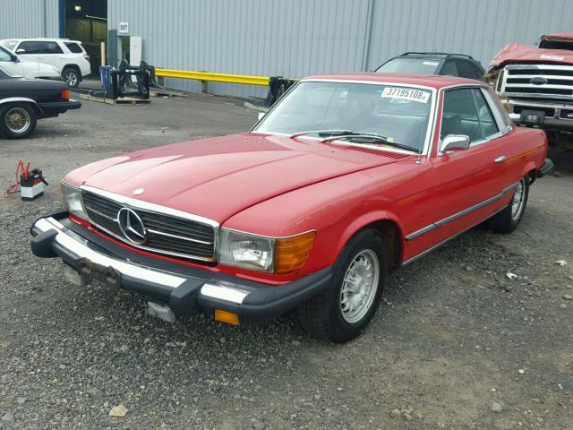 10702412005776 - 1974 MERCEDES-BENZ 450 SLC RED photo 2