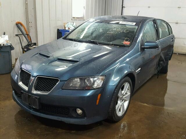 6G2EC57Y49L179572 - 2009 PONTIAC G8 GT BLUE photo 2