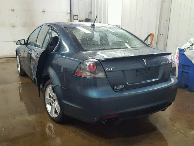 6G2EC57Y49L179572 - 2009 PONTIAC G8 GT BLUE photo 3