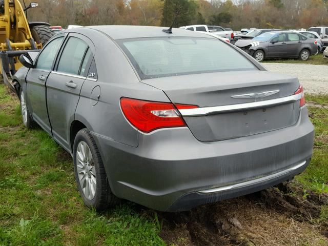 1C3CCBAB7DN691833 - 2013 CHRYSLER 200 LX CHARCOAL photo 3