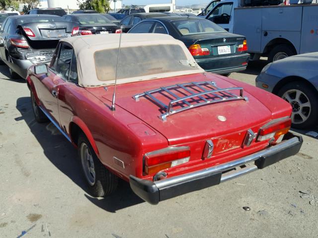 124CS000168234 - 1980 FIAT SPIDER RED photo 3