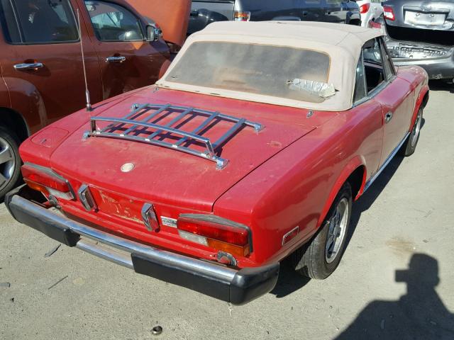 124CS000168234 - 1980 FIAT SPIDER RED photo 4