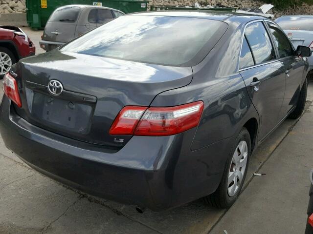 4T1BE46K18U213761 - 2008 TOYOTA CAMRY CE GRAY photo 4