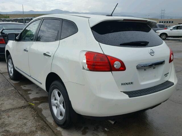 JN8AS5MV4CW417404 - 2012 NISSAN ROGUE S/SV WHITE photo 3