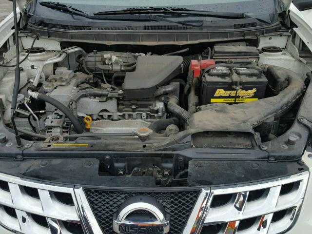 JN8AS5MV4CW417404 - 2012 NISSAN ROGUE S/SV WHITE photo 7