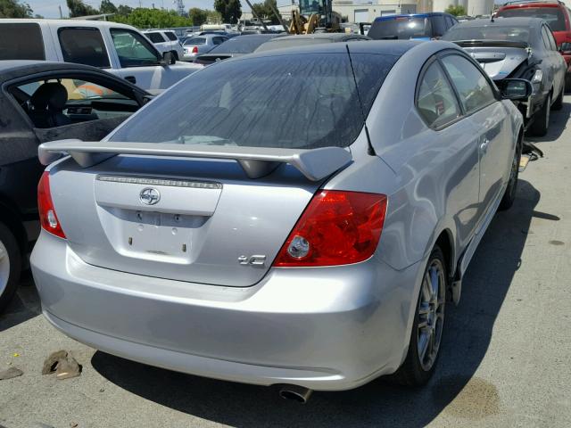 JTKDE177670192779 - 2007 TOYOTA SCION TC 银色 照片 4