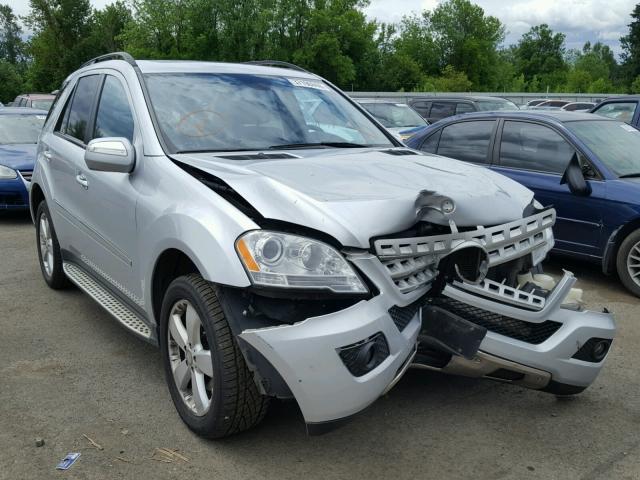 4JGBB86E49A525229 - 2009 MERCEDES-BENZ ML 350 SILVER photo 1