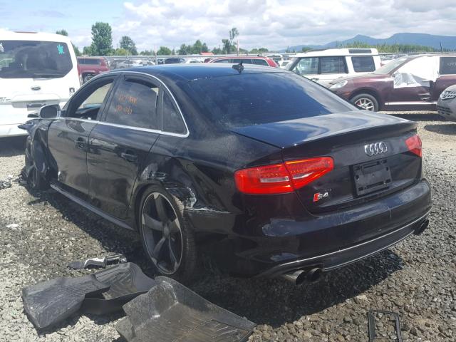 WAUDGAFL8DA182595 - 2013 AUDI S4 PREMIUM BLACK photo 3