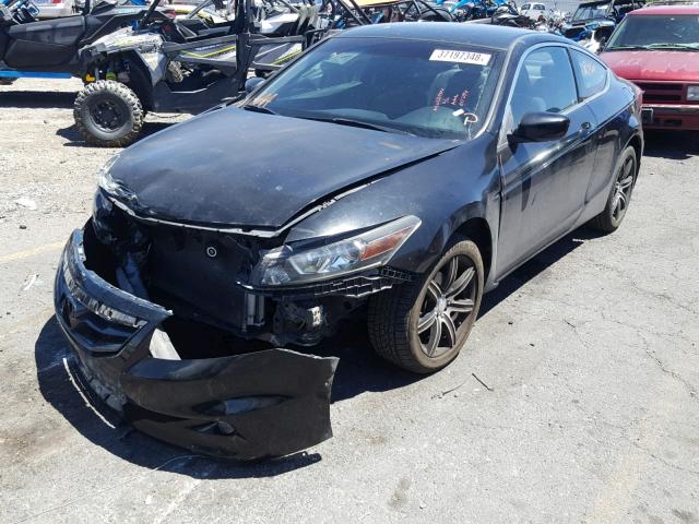 1HGCS1B34BA011294 - 2011 HONDA ACCORD LX- BLACK photo 2