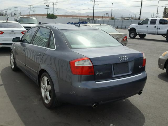 WAUJT68E85A055521 - 2005 AUDI A4 3.0 BLUE photo 3